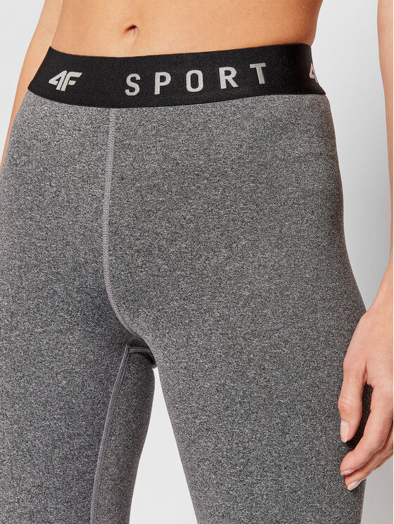 4F 4F Legginsy NOSH4-SPDF351 Szary Slim Fit