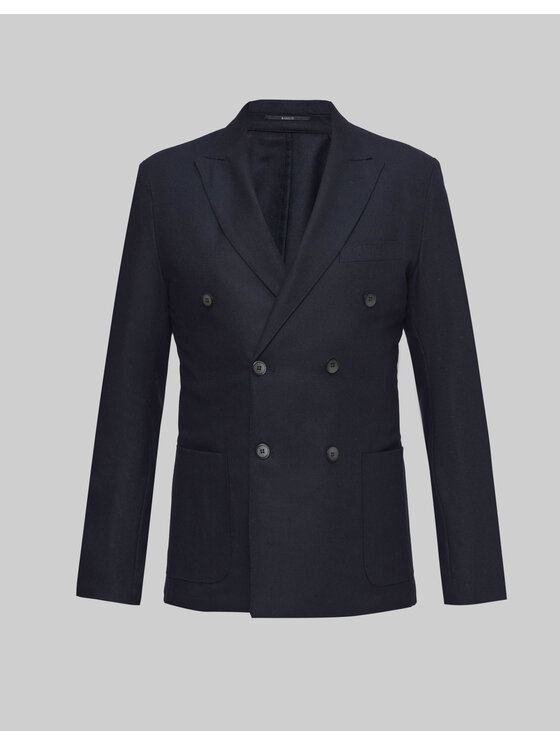 Borgio Borgio Marynarka sommariva_g Granatowy Slim Fit