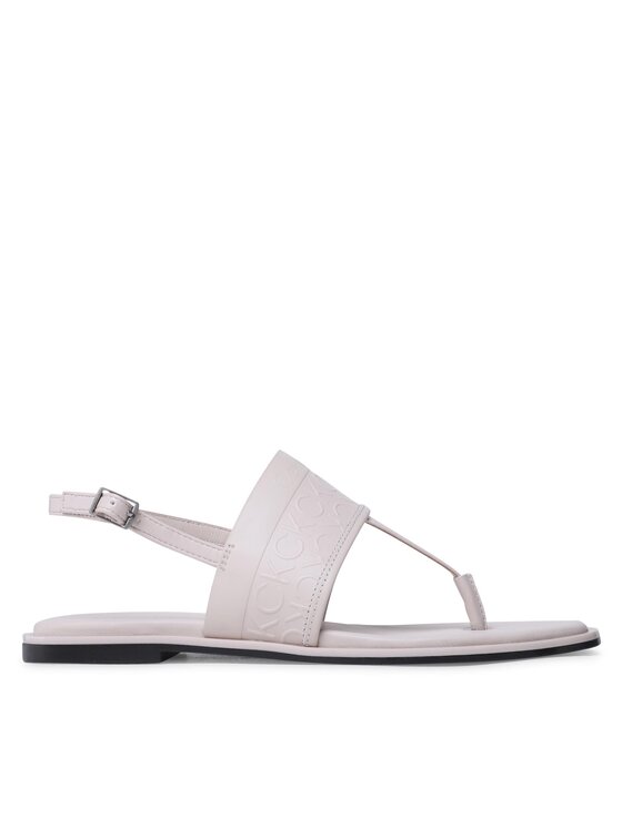 Calvin Klein Sandales Almond Tp Sandal HW0HW01536 Écru