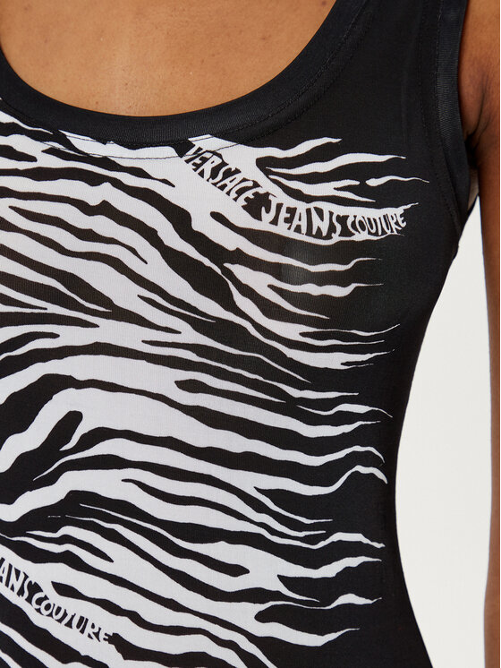 Versace Jeans Couture Versace Jeans Couture Každodenní šaty 78HAO9P6 Černá Slim Fit