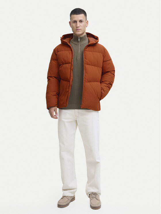 Jack&Jones Jack&Jones Zimska jakna Global 12283517 Narančasta Regular Fit