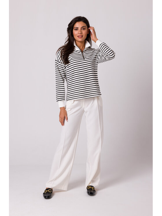 BeWear BeWear Felpa B250 Bianco Regular Fit