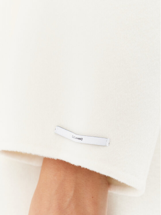 Marella Marella Вълнено палто Nandina 2330160838200 Екрю Regular Fit