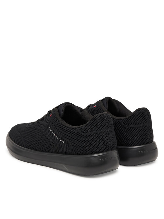 Tommy Hilfiger Tommy Hilfiger Сникърси Th Modern Lightcup Knit FM0FM05886 Черен
