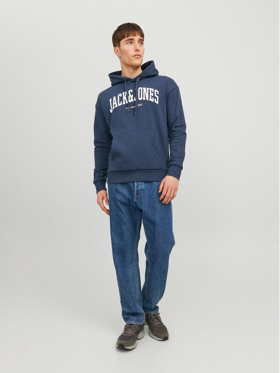 Jack & Jones Jack & Jones Džemperis ar kapuci Josh 12236513 Tumši zils Standard Fit