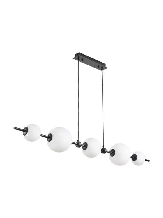 MIAhome MIAhome Lampa wisząca MILA czarna 140 cm Czarny