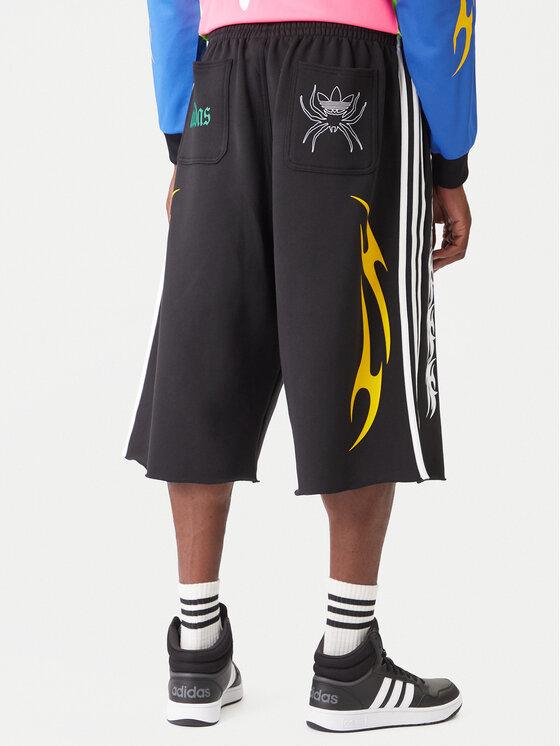 adidas adidas Αθλητικό σορτς Spiders JW0205 Μαύρο Oversize