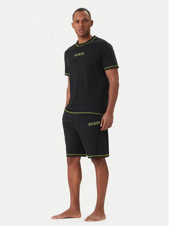 Guess Guess Pigiama U6GX03 KCAM1 Nero Regular Fit