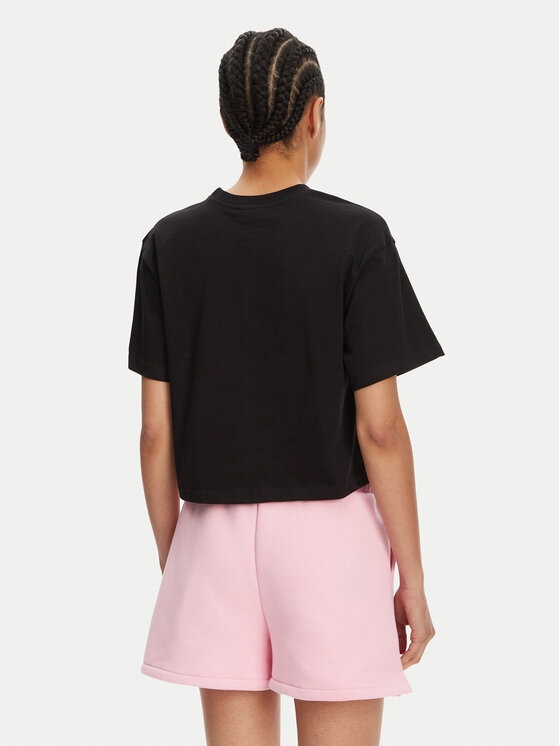 Hunter Hunter T-shirt Leona HARW0070251 Nero Boxy Fit