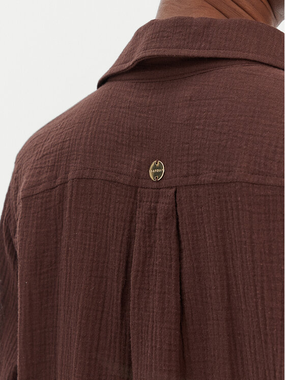 Seafolly Seafolly Hemd Breeze 55428-TO Braun Regular Fit