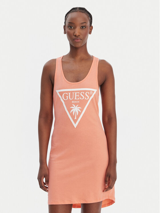 Guess Guess Haljina za plažu E3GP03 JA914 Narančasta Regular Fit