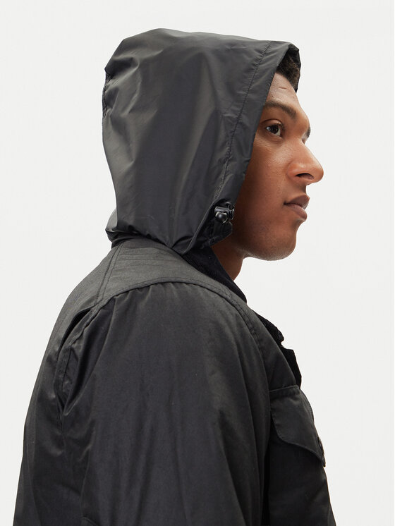 Barbour Barbour Μπουφάν μεταβατικό Sapper MWX0020BK71 Μαύρο Regular Fit