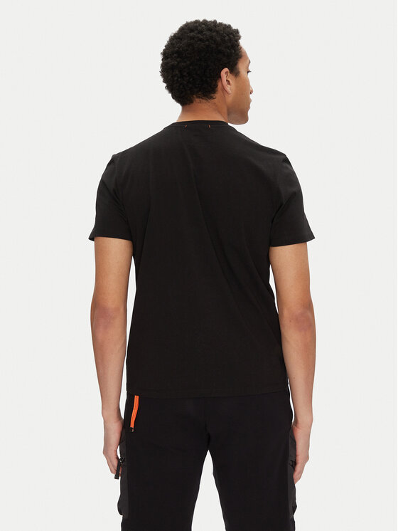 Parajumpers Parajumpers T-shirt Leland 25SMPMTSGT09 Nero Regular Fit