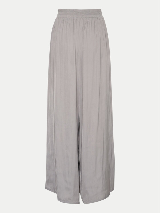 Kaffe Kaffe Панталони тип палацо Allie 10508761 Сив Relaxed Fit