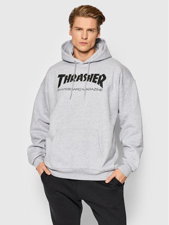 Thrasher Džemperis Skate Mag Pilka Regular Fit