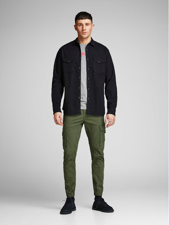 Jack&Jones Jack&Jones T-shirt Corp Logo 12137126 Siva Slim Fit