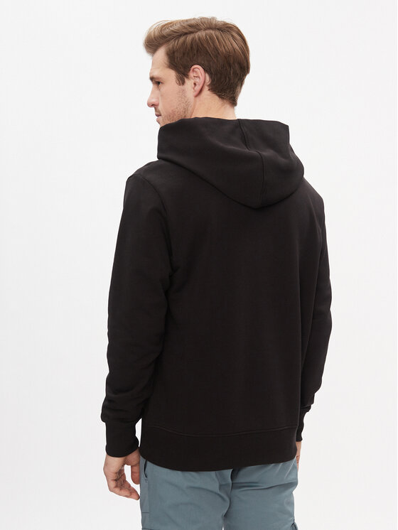 Calvin Klein Jeans Calvin Klein Jeans Bluza Mirrored Ck Logo Hoodie J30J324630 Czarny Regular Fit