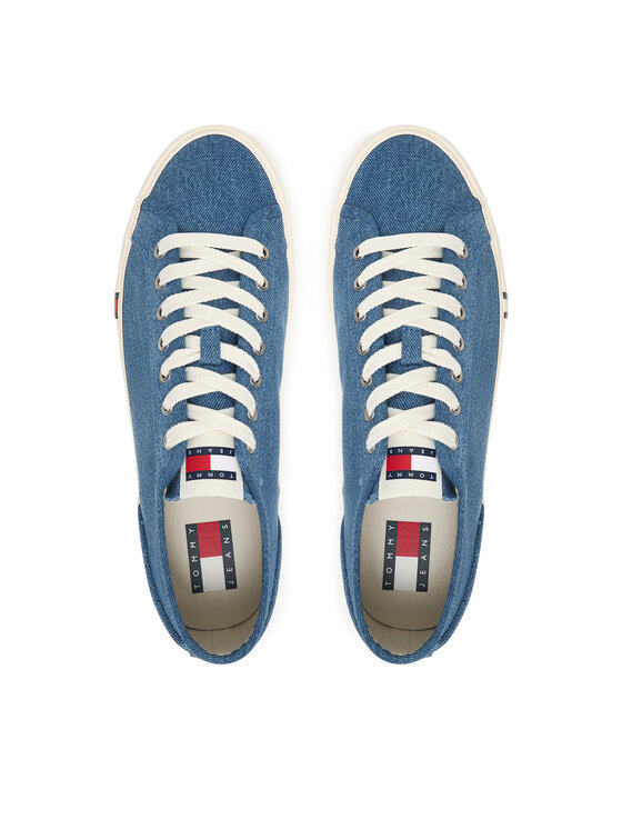 Tommy Jeans Tommy Jeans Tenisówki Archive Y2K Lace Up Denim EM0EM01751 Niebieski