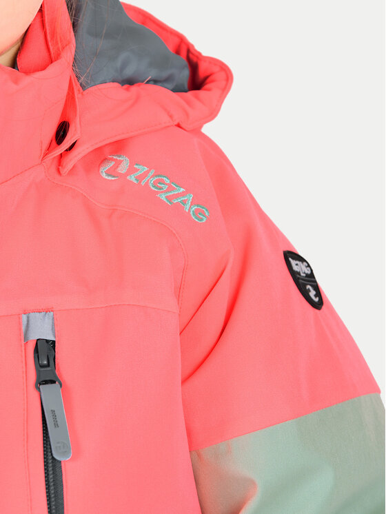 ZigZag ZigZag Скиорско яке Taylora Ski W-PRO 15000 Z213002 Розов Regular Fit