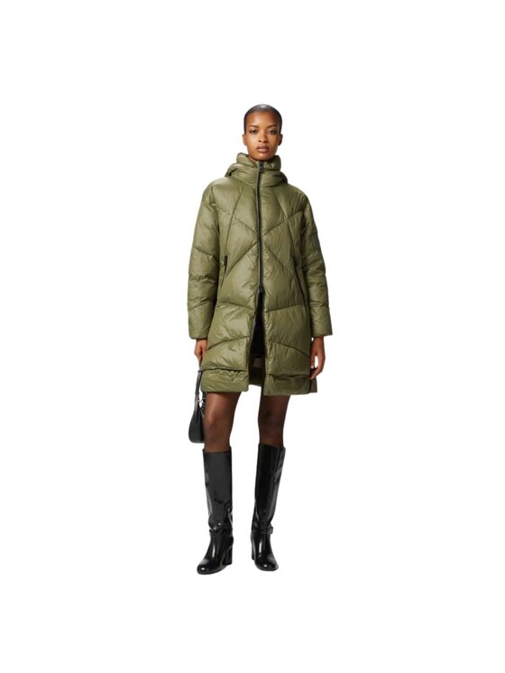 PINKO PINKO Kurtka zimowa Giubbino mantella inchiostro Zielony Comfort Fit