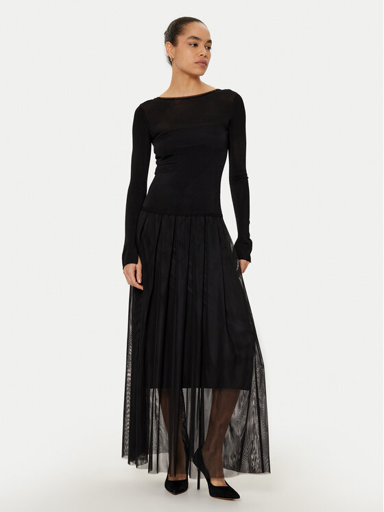 MAX&Co. MAX&Co. Estélyi ruha 2516621011200 Fekete Regular Fit