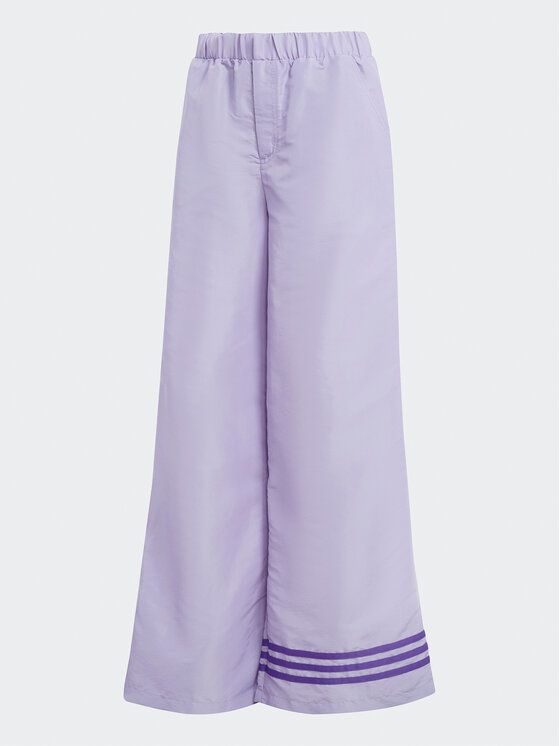 adidas adidas Spodnie dresowe Wide Leg Tracksuit Bottoms IC5443 Fioletowy