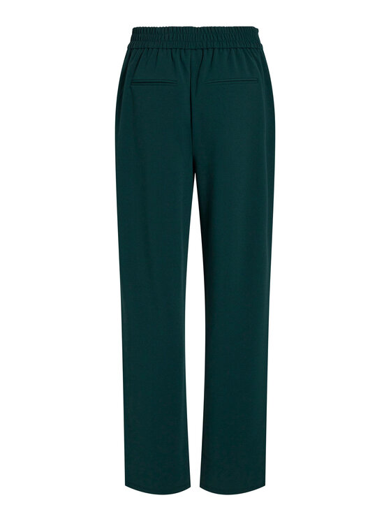 Vila Vila Medžiaginės kelnės 14084357 Žalia Wide Leg