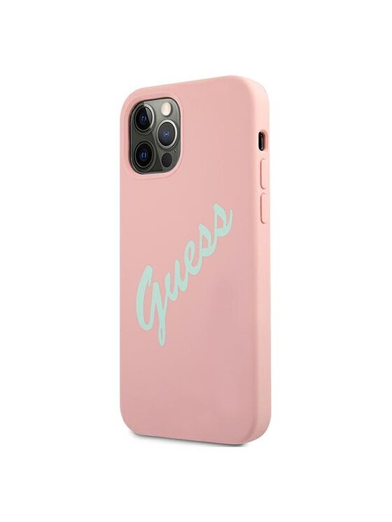 Guess Guess Etui na telefon iPhone 12 Pro Max Różowy