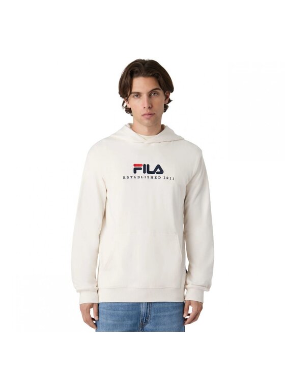 Fila Fila Felpa Valsera regular logo hoodie Écru Regular Fit