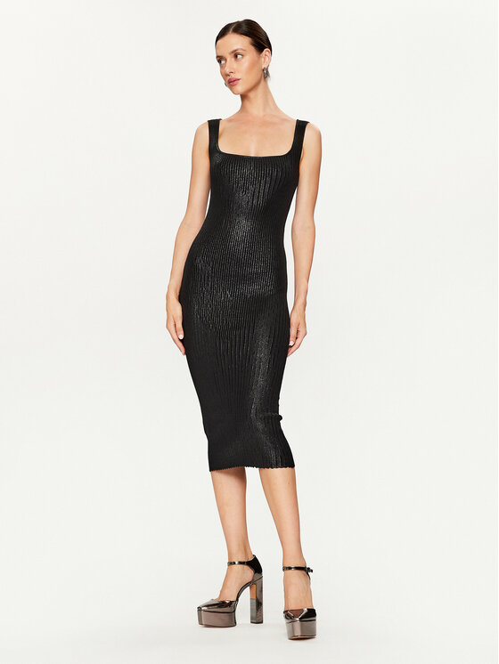 PINKO Pinko Úpletové šaty Costina 102211 A1BF Černá Slim Fit
