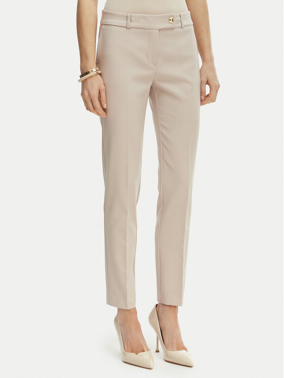 Rinascimento Rinascimento Szövet nadrág CFC0128638003 Bézs Slim Fit