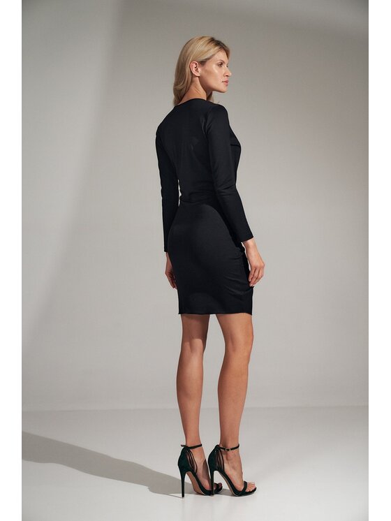 FIGL FIGLFIGL Vestito M734 Nero Slim Fit