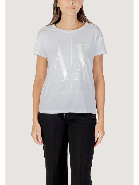 Armani Exchange Armani Exchange T-shirt 8NYTCX YJG3Z Bianco