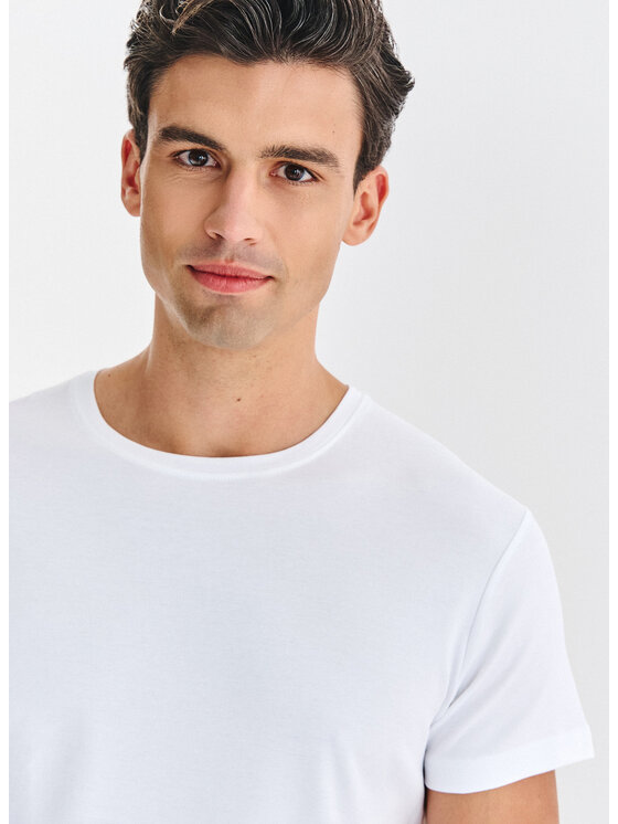 Pako Lorente Pako Lorente T-Shirt P000B-TT-005 Biały Regular Fit