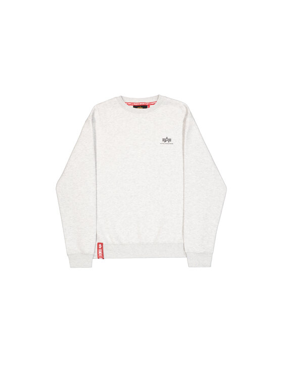 Alpha Industries Alpha Industries Mikina Basic Small Logo Sweatshirt Šedá Regular Fit