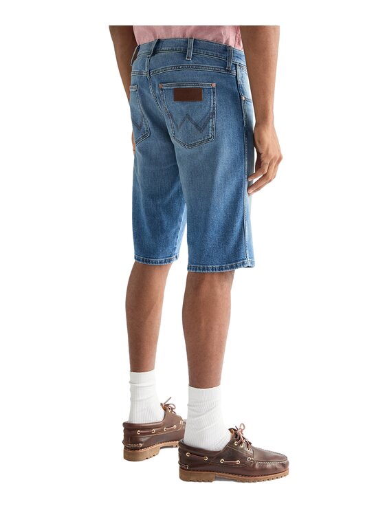 Wrangler Wrangler Szorty jeansowe Colton Short Niebieski Regular Fit
