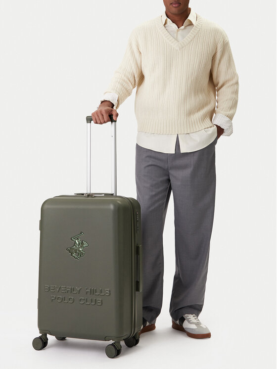 Beverly Hills Polo Club Beverly Hills Polo Club Srednji kofer CEO-BHPC-M-003-08-KHAKI Kaki