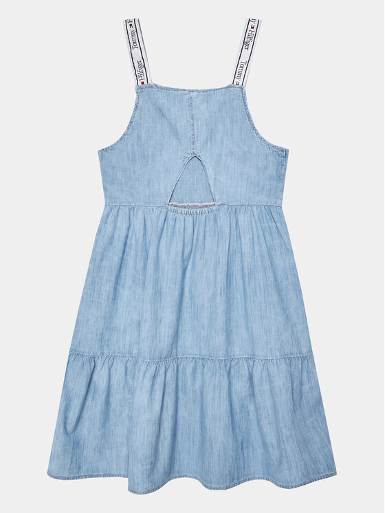Tommy Hilfiger Tommy Hilfiger Дънкова рокля KG0KG07172 D Син Regular Fit