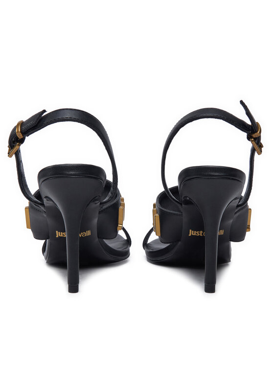 Just Cavalli Just Cavalli Sandale 77RA3S69 Negru