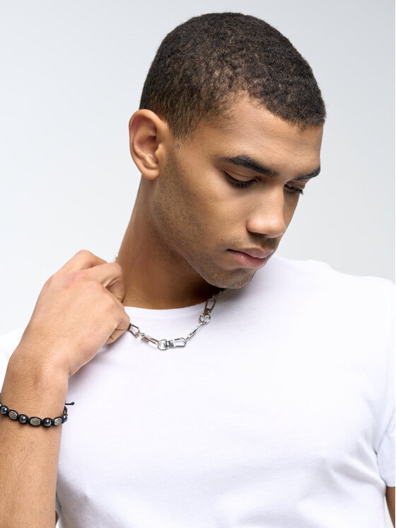 BIG STAR BIG STAR T-Shirt basic_101 Biały Basic Fit