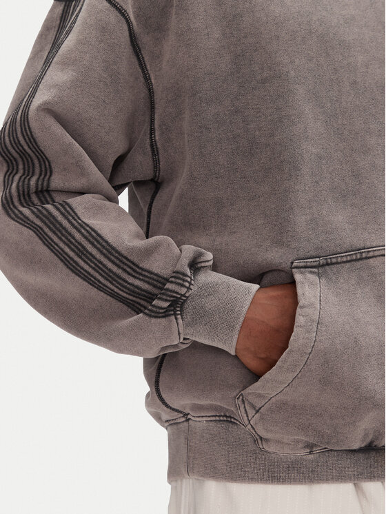 adidas adidas Bluza Premium Essentials Retro JD0245 Szary Loose Fit