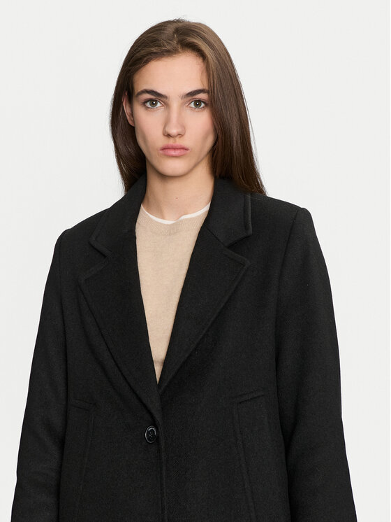 Marc O'Polo Marc O'Polo Vuneni kaput 408 0294 71265 Crna Regular Fit