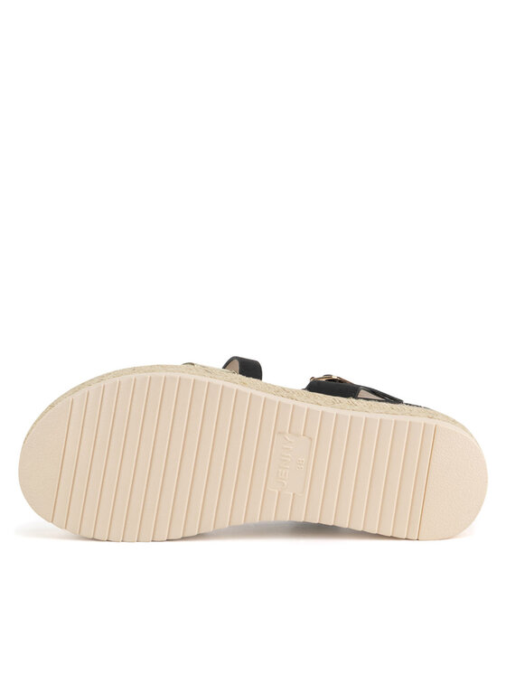 JENNY JENNY Espadrile LB-P1092-YLD Črna