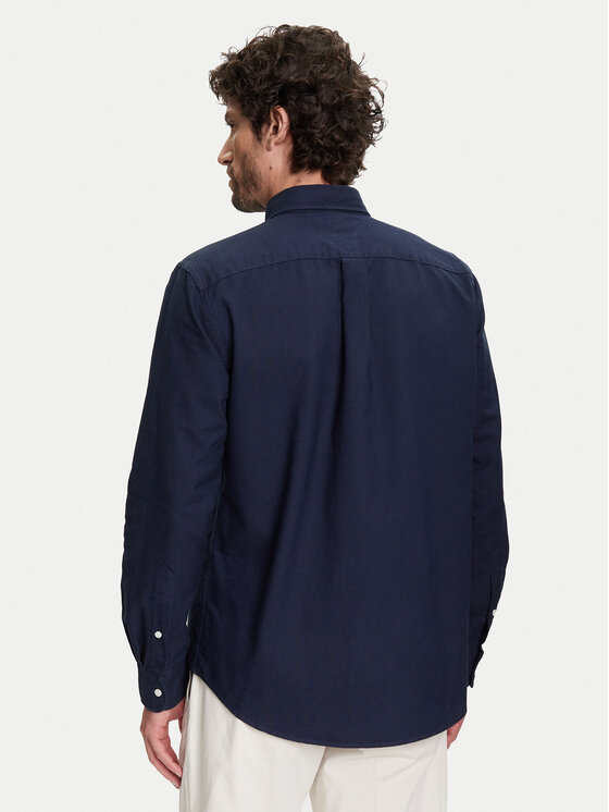 Tommy Hilfiger Tommy Hilfiger Πουκάμισο Solid Heritage MW0MW35774 Σκούρο μπλε Regular Fit