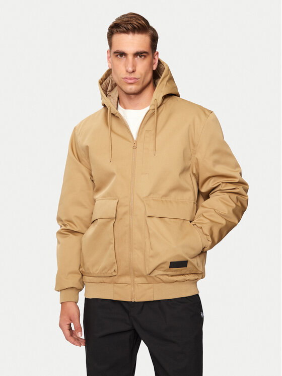 DC DC Μπουφάν μεταβατικό Escalate ADYJK03177 Μπεζ Regular Fit