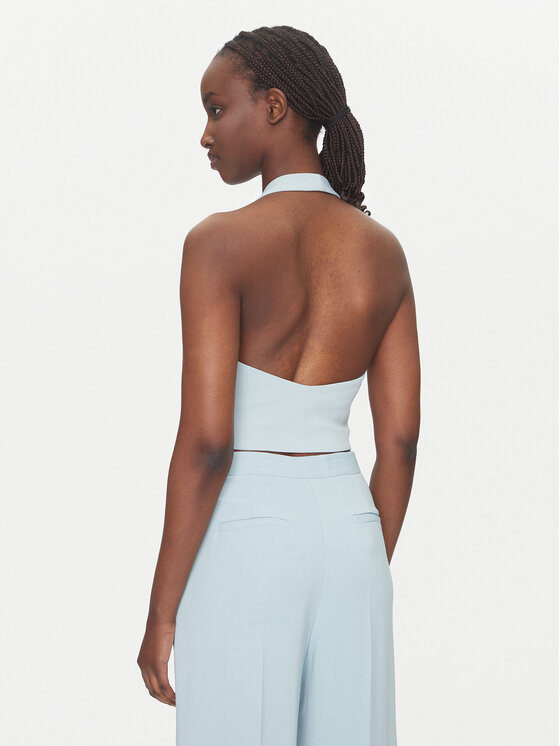 PINKO PINKO Kamizelka 104931 A213 E28 Niebieski Regular Fit