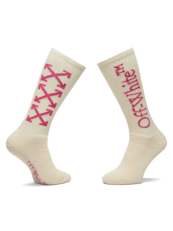 Off-White Off-White Calzini lunghi da uomo OWRA003S23KNI0010432 Écru