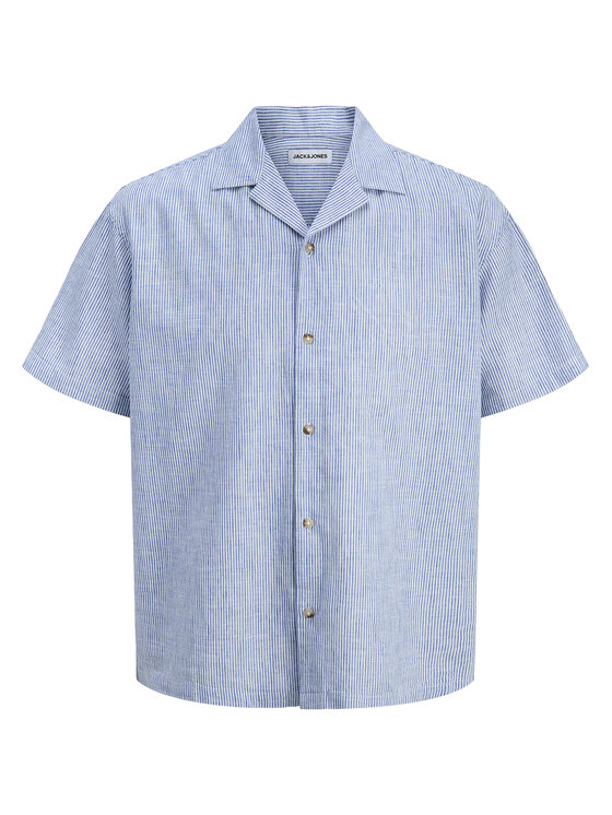Jack & Jones Jack & Jones Koszula Summer 12289191 Niebieski Relaxed Fit