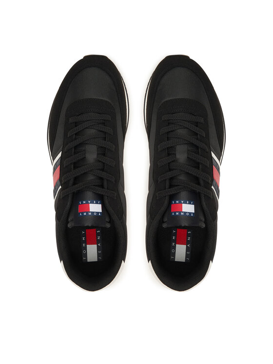 Tommy Jeans Tommy Jeans Снікерcи Tjm Classic Runner EM0EM01709 Чорний