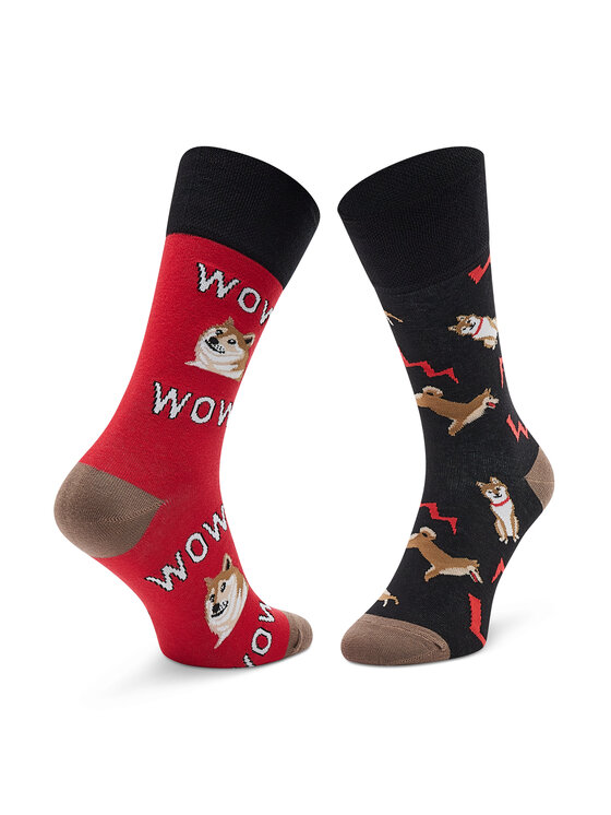 Calzini lunghi unisex Crazy Piesel Multicolore